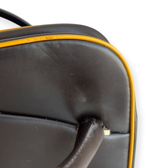 Authentic Prada East-West Doctor's Dark Brown Leather Top Handle Bag - Picture 11 of 16